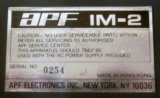 IM-II Bottom Label
